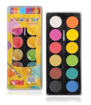 ACUARELAS OMEGA 12 COLORES