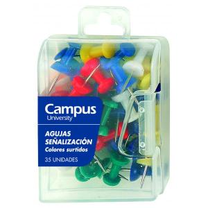ALFILERES PARA PLANOS CAMPUS COLORES SURTIDOS