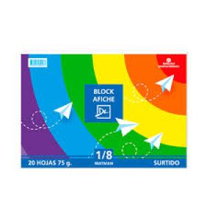 BLOC AFICHE FORMATO 1/8 w DALI x 20 hojas
