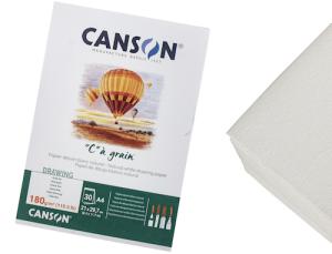 BLOC DIBUJO CANSON A4 180 grs 30 h C A GRAIN