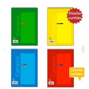 BLOC RAYADO CAMPUS CON ESPIRAL A4 80 h
