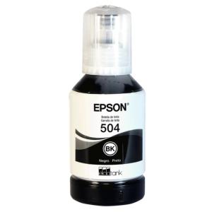 BOTELLA DE TINTA EPSON T504 NEGRA
