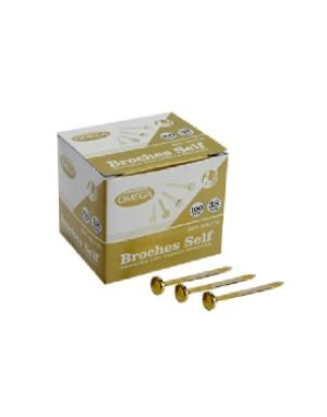 BROCHES SELF CABEZA REDONDA 38 MM - 007212