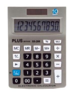 CALCULADORA DE ESCRITORIO PLUS OFFICE SS 200