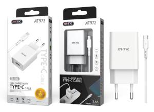 CARGADOR CON CABLE M-TK  AT972  TIPO C