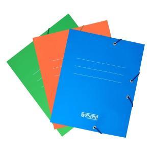 CARPETA CON ELASTICO EN CARTULINA ESCOLAR