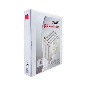 CARPETA FORRADA EN PVC 2 ANILLOS A4 BLANCA 074740 4 CM