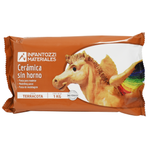 CERAMICA SIN HORNO INFANTOZZI 1000 grs TERRACOTA