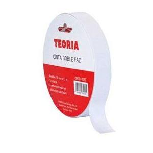 CINTA ADHESIVA DOBLE FAZ TEORIA 18 mm x 17 m