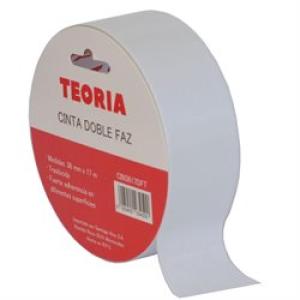CINTA ADHESIVA DOBLE FAZ TEORIA 36 MM X 17 MTS