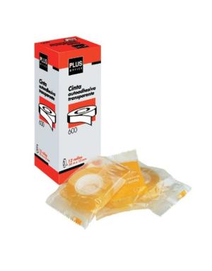 CINTA ADHESIVA PLUS OFFICE 33 m x 12 mm - 007192