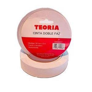 CINTA ADHESIVA TEORIA DOBLE FAZ FOAM 24 mm x 2 m