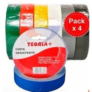 CINTA ADHESIVA TEORIA RESISTENTE PATO 24 mm x 9 m
