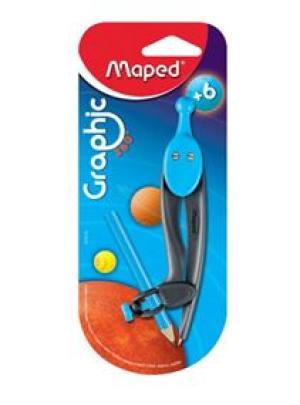 COMPÁS MAPED GRAPHIC C/LAPIZ BL