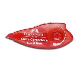 CORRECTOR EN CINTA FABER CASTELL 4mm x 10 mts