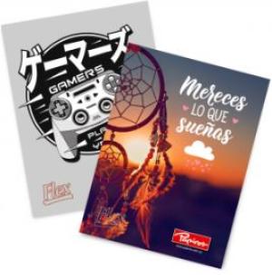 CUADERNO PAPIROS FLEX RAYADO 24 h