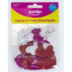 FORMAS DE GOMA EVA CON BRILLANTINA POINTER