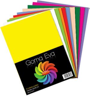 GOMA EVA A4 COMÚN 10 COLORES