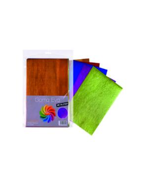 GOMA EVA A4 METALIZADA 5 COLORES