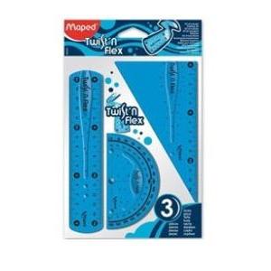JUEGO DE GEOMETRIA MAPED 15 CM TWIST