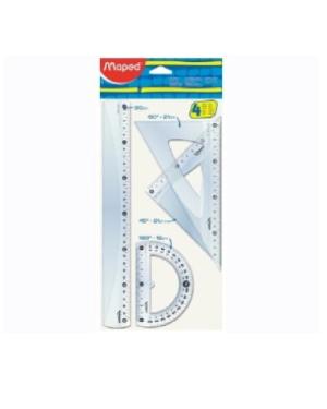 JUEGO DE GEOMETRÍA MAPED 30 CM PVC