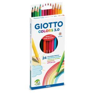 LÁPICES DE COLORES GIOTTO 3.0 x 24 un