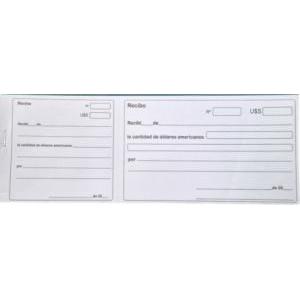 LIBRETA RECIBOS COMERCIALES DOLARES PANCHROME