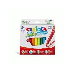 MARCADORES FINOS CARIOCA X 24 COLORES
