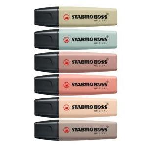 MARCADOR FLUORESCENTE STABILO BOSS NATURE COLORS