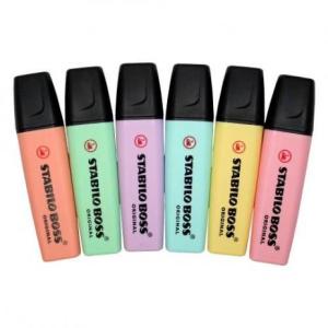 MARCADOR FLUORESCENTE STABILO BOSS PASTEL