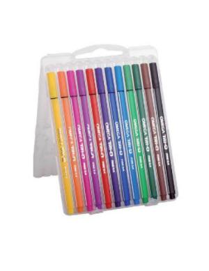 MARCADOR OMEGA TRIO EXTRAFINO estuche x 12 colores
