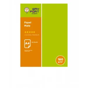 PAPEL FOTOGRAFICO WAYPORT MATE 160 grs A4 x 20 h