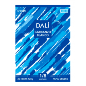 PAPEL GARBANZO BLANCO 120 GRS 1/8 W 25 h