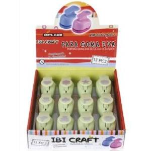 PERFORADORA GOMA EVA CON FORMA EXHIBIDOR x 12 unidades