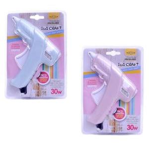 PISTOLA DE SILICONA IBICRAFT  30W + 2 BARRAS