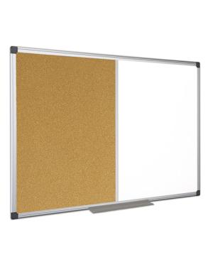 PIZARRA BLANCA MAGNETICA Y CARTELERA  90 x 120 cm