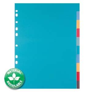 SEPARADOR PLUS OFFICE A4 10 COLORES - 058277