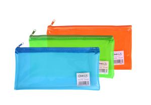 SOBRE PLÁSTICO CON CREMALLERA A6 FLUO OMEGA