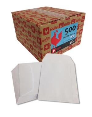 SOBRE REVISTA BLANCO 160x240 mm GALLITO F4501