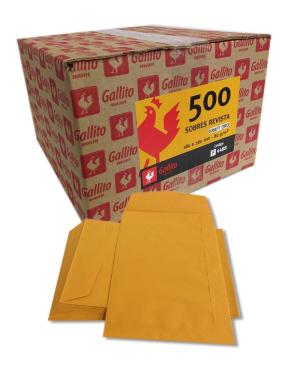 SOBRE REVISTA ORO 180x260 mm GALLITO F4488