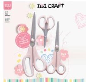 TIJERA IBICRAFT SET x 3   10 - 16 - 21 cm